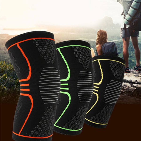 1 Pcs Knee Pad Breathable Warmth Training Elastic Knitted Knee Brace Support Compression Sleeves For Pain Relief Sports Safety