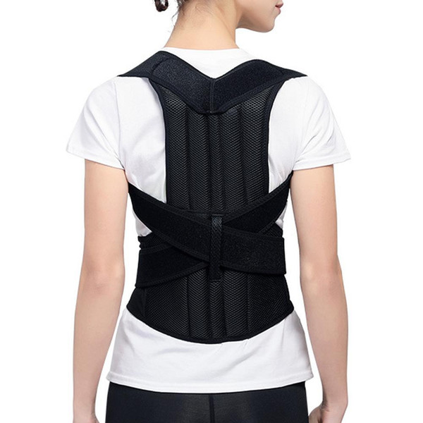 Adult Adjustable Shoulder Clavicle Rear Lumbar Support Strap Relief Universal Humpbacked Brace Correction Posture Corrector