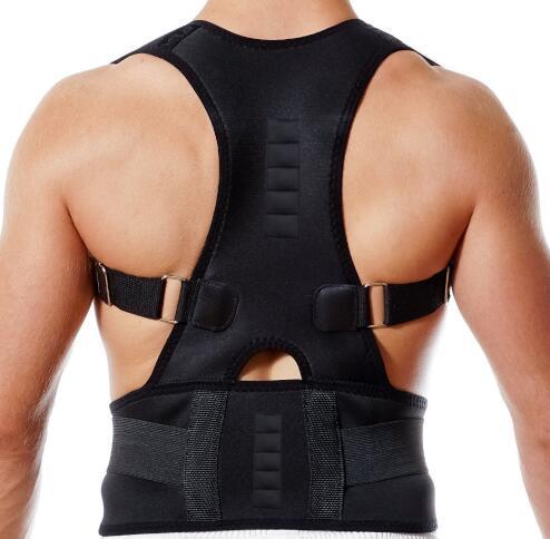 1Pc Back Brace Posture Corrector Adjustable Support Brace Improves Posture Provides Lumbar Support For Lower and Upper Back Pain Men Women