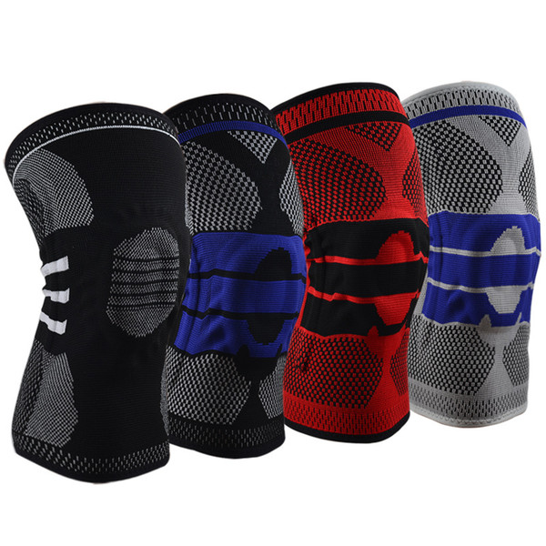 Sports Knee Protector Professional Silicone Collision Springs Support Basketball Knee