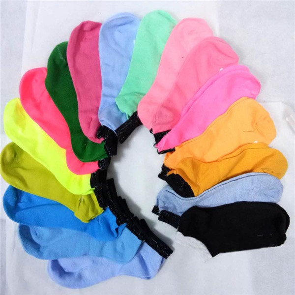 Fashion Boys & Girl's Short Socks Outdoors Sports Cheerleader Socks Adult Short Sock Ankle Socks Cotton Mutlicolors