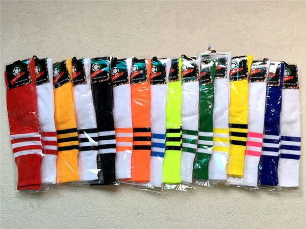 DHL/Fedex Shipping Adult Stocking Boys Football Middle Socks Outdoors Sports Socks Girls Cheerleaders Long Socks Multicolors Free Size