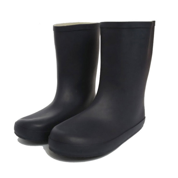 Kids Rain Boots Rubber Matte Children Rainboots Waterproof Welly Rain Boots Fit Winter Boot Socks Fit Rainboots Socks