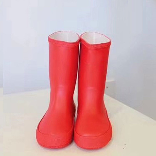 Kids Rain Boots Rubber Matte Children Rainboots Waterproof Welly Rain Boots Fit Winter Boot Socks Fit Rainboots Socks DHL