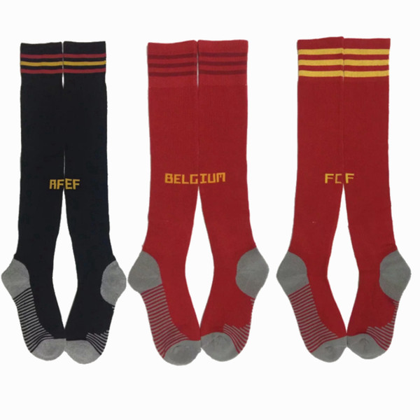 2018 2019 Argentina Belgium Spain Italy Colombia Men adult/KIDS Brazil Soccer Socks Thick Boys national team Football Sports Stocking