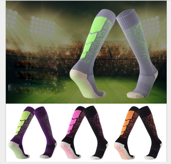 Anti-skid and wear-resistant football thicker towel bottom rubberized socks comfortable and wear-resistant sports stockings