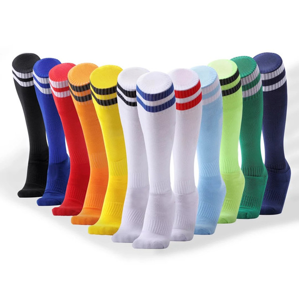 High Quality Men Long Sports Socks Breathable Outdoor Soccer Socks Male Solid Thick Man Football Sock Profession Sport Socks Soccer Wear