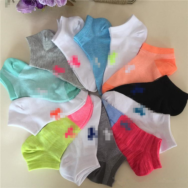 Pink Ankle Socks Under Skateboard Socks Women Football Cheerleaders Stocking Ship Boat Short Sports Socks.