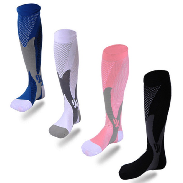 New Unisex High Stretch Breathable Sports Socks Leg Support Anti-Fatigue Compression Socks Pressure Circulation Quality Knee Orthopedic sock