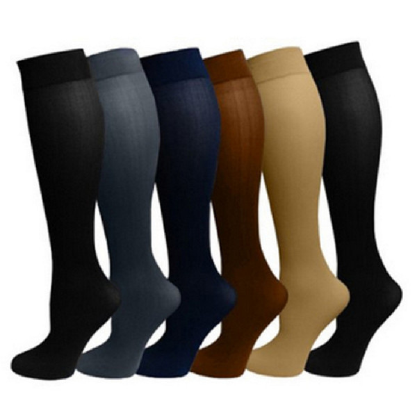 2018 Compression Socks Anti Fatigue Compress Stockings Calf Support Relief Pain for Women Men Miracle Socks Basketball Soccer Sports Socks