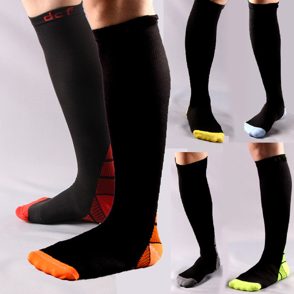 New men Basketball Socks adult sport Compression socks men's Knee High stocking thai quality Thicken long hose socks