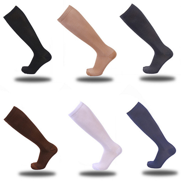 6 Pairs/lot Women And Men Anti Fatigue Magic Sock Fashion Anti-Fatigue Compression Socks Comfortable Soothe Tired Unisex 15-20mm Sock