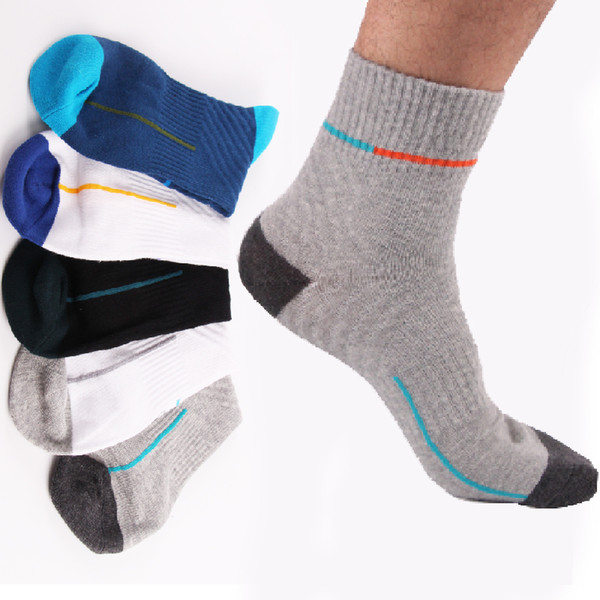 High Quality Men Socks Summer Mesh breathable Deodorant riding bicycle Outdoor sports short sock Men's pure cotton socks