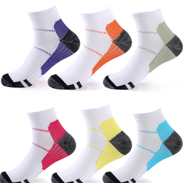 Unisex Men Women Foot Compression Socks Absorb Sweat For Plantar Fasciitis Heel Spurs Pain Sock bike outdoor sports socks free shipping