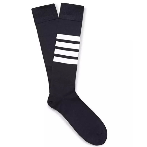 Fashion brand TB long tube sock sports stockings Couples tide Harajuku socks striped cotton knee socks for men women 2 Colors