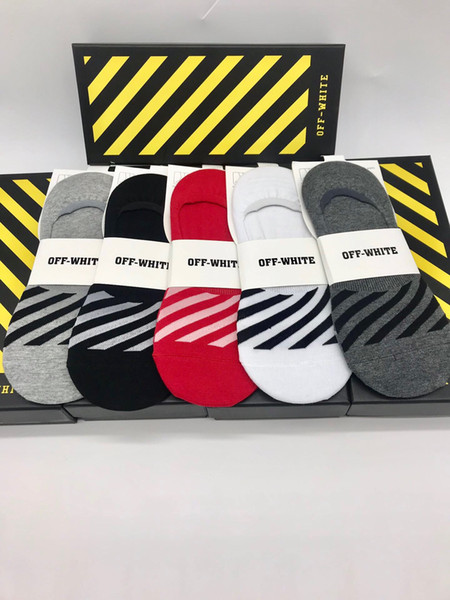 With Box Brand Unisex Boat Sock Fashion Cotton Breathable Sports Sock for Women men Fashion Striped So
8000
ck Slippers for Couple A12