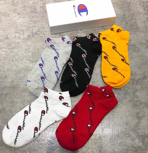 Fashion Unisex With Box Famous Socks stockings for Women men Fashion Designer Ladies Cotton Luxury brand summer Sport Sock 106