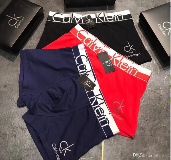 With box Designer Brand Men Underwear Fashion Sexy Mens Boxers Underwear Men Boxer Short Male Cueca Luxury Male Underpants A01