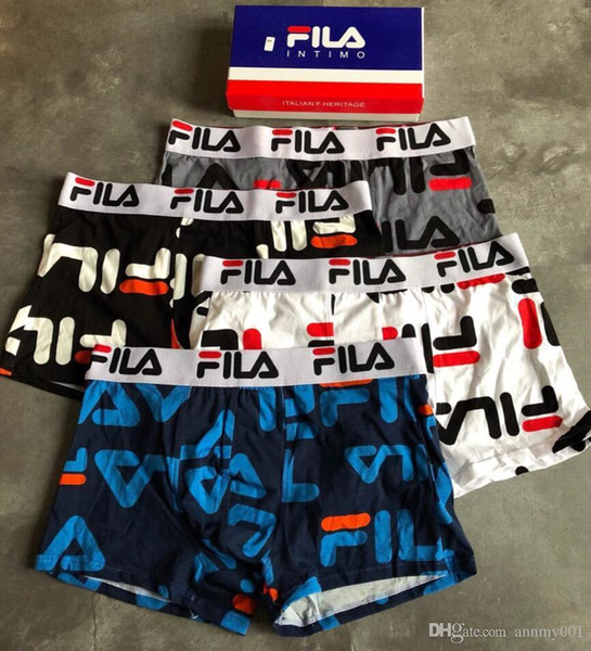 With box Designer Brand Men Underwear Fashion Sexy Mens Boxers Underwear Men Boxer Short Male Cueca Luxury Male Underpants 041