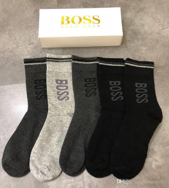 With Box Famous Socks stockings for Men And Women Fashion Designer Ladies Antibacterial Cotton Luxury Brand Unisex Sport Sock 014