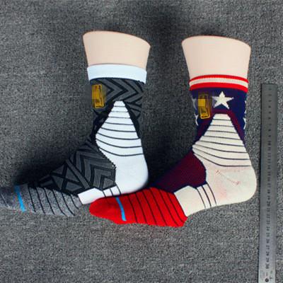 BHM mid tube Elite basketball socks American star towel bottom men's socks breathable thickening professional sports socks for men