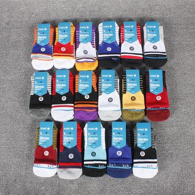 Stance elite stockings, thickened towel bottom sports socks for men, men's professional basketball tube socks, long training socks