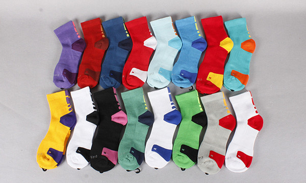 Wholesale elite sports socks male, men's cotton thickened towel bottom low sport socks professional basketball socks mid tube high quality