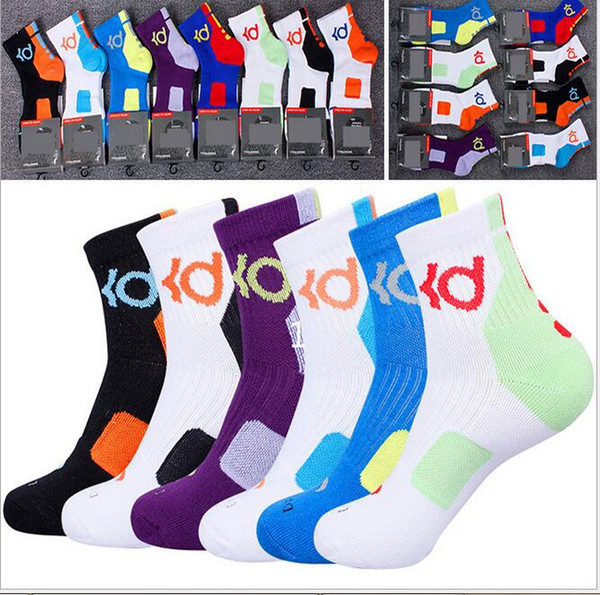 High quality KD Owen elite socks men's cotton thickening deodorant towel bottom sports socks professional basketball socks for boy wholesale