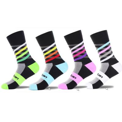 Professional Mens Cycling Socks Designer Sports socks for Men Cyclists Semi-high Fast-drying Basketball Breathable Running Socks Unisex