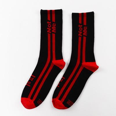 2019 original new designer skateboard socks high quality all-cotton men's street socks luxury breathable alphabet socks