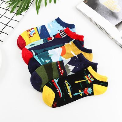 Men and women couples sports socks spring and summer style personalized low cut socks high quality shallow breathable versatile socks