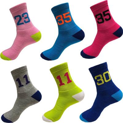 Mens Basketball Socks Cotton Elite Socks for Men Thickened Towel Bottom, Sweat Absorbing, Deodorizing Number Designer Socks