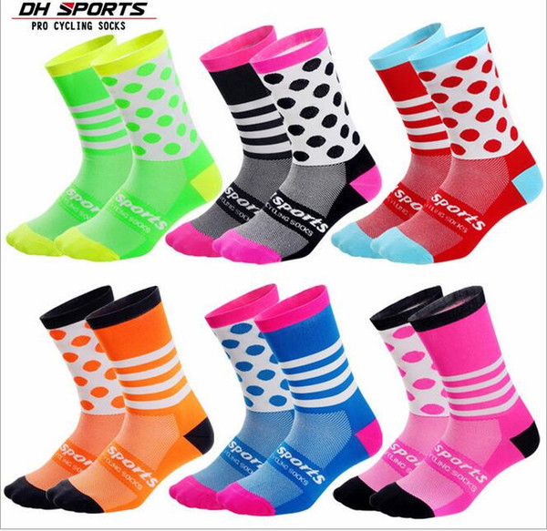 DH cycling sports socks Four seasons long tube compression outdoor bicycles men and women quick-drying wear socks direct sales