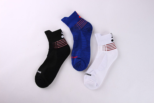 Elite basketball socks mens training socks tube sweat-absorbent breathable shock absorber towel running sports socks for youth