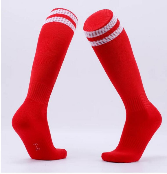 2022Cheap Football long tube towel bottom socks group purchase outdoor sports training game socks a hair substitute solid color sports sock