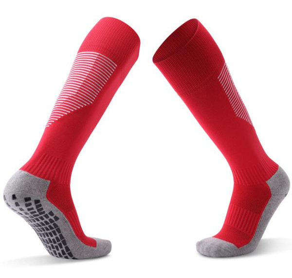 best Dispensing antiskid football socks thickened towel bottom knee length socks comfortable breathable socks straight fitness yakuda sports