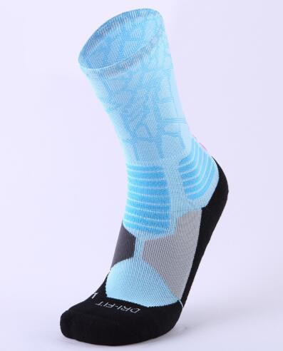 2022comfortable Basketball socks middle tube professional men sports socks running antiskid thickened towel bottom fitness yakuda training