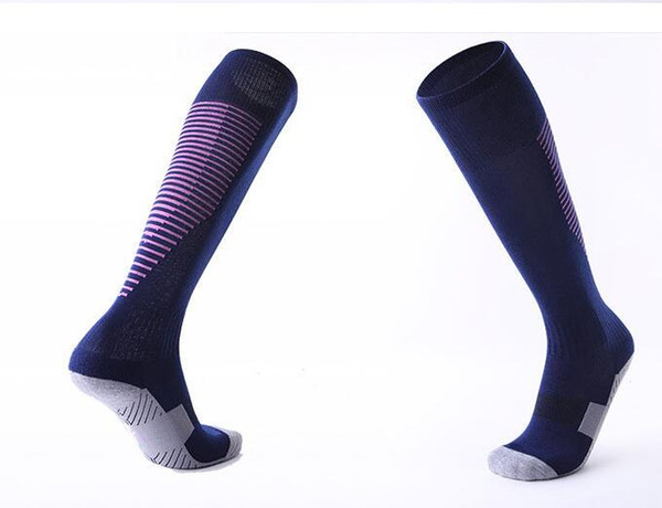 Discount Adult children's non slip over knee football socks thickened towel bottom long tube socks comfortable wear resistant sports socks