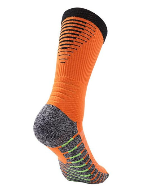 popular styles kids boy Long tube color blocking and antiskid football socks for children sports socks sweat wicking antiskid Soccer socks