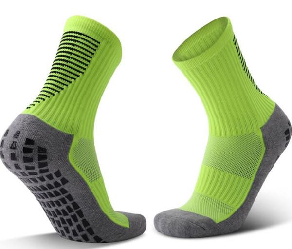 2022Middle tube socks thickened towel bottom adult antiskid wear resistant football socks comfortable breathable sports sock fitness yakuda