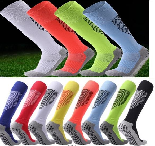 2022Dispensing antiskid football socks thickened towel bottom knee length socks comfortable breathable socks straight fitness yakuda sports