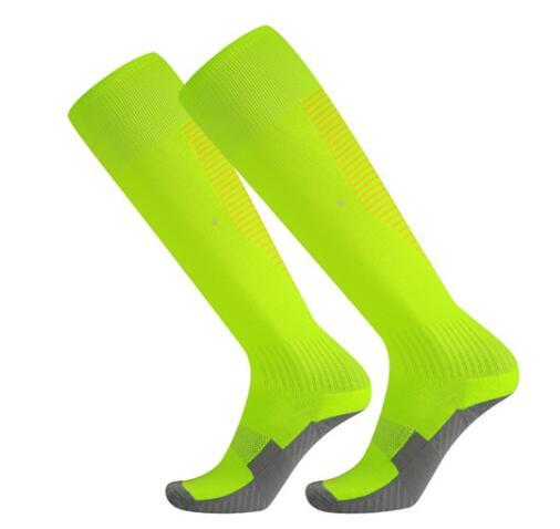 cheap Adult children non slip over knee football socks thickened towel bottom long tube socks comfortable kid resistant sports kids fitness