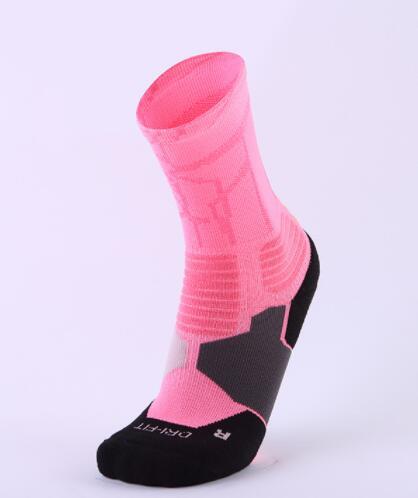 Outdoor Basketball socks middle tube professional men sports socks running elite antiskid thickened towel bottom fitness yakuda training