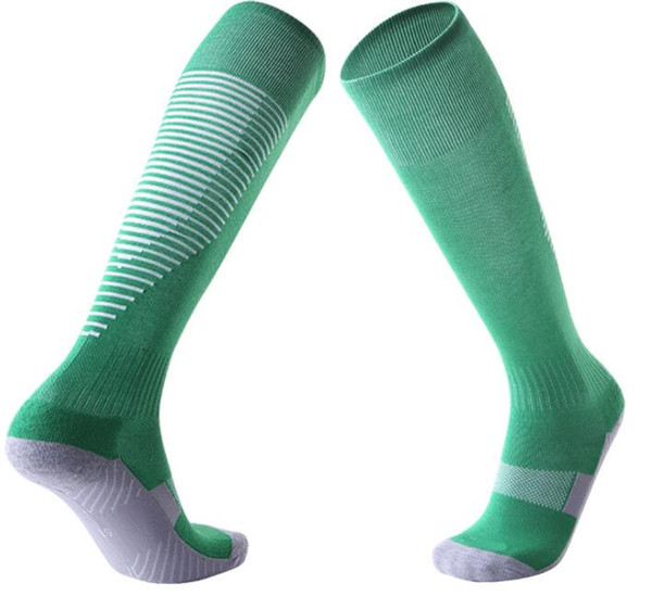 good Adult children non slip over knee football socks thickened towel bottom long tube socks comfortable kid resistant sports kids fitness