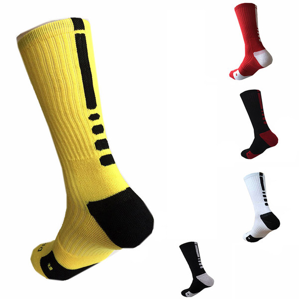 IN stock EU USA Professional Elite Basketball Socks Long Knee Athletic Sport Socks Men Fashion Walking Running Tennis Sports Sock