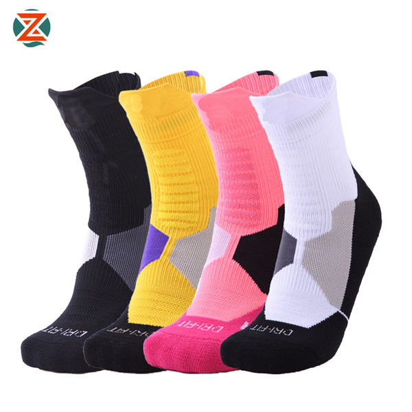 Elite Professional Basketball Socks Sports Running Fitness Breathable Football Socks Cycling Camping Quick dry Elastics Soccer Sock