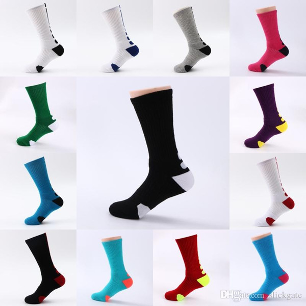 Free DHL Casual Men's Socks Sport Professional Basketball Elite Sock Basketball Sport Socks Cycling Bicycle Bike Socks G501S