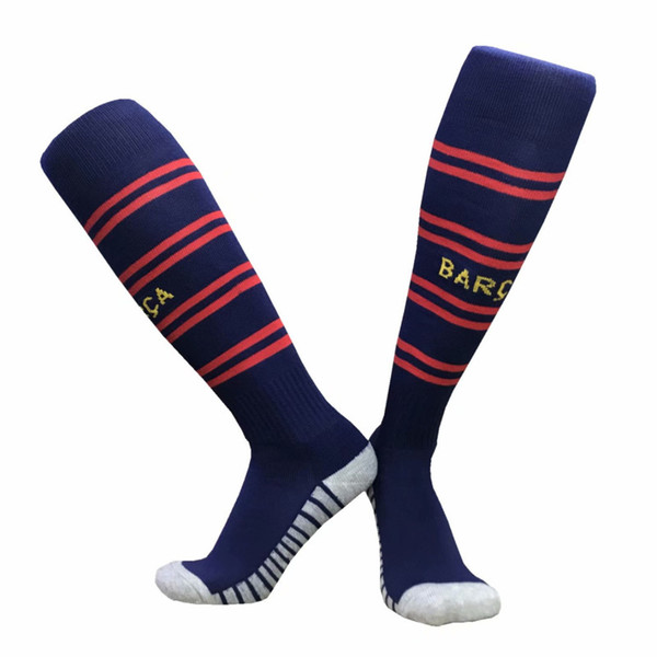 Men/KIDS New 2019 Sports Socks Club Football Socks Barcelona Bayern PSG Home Away 3rd Slip Thai Quality Soccer socks