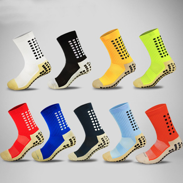 Adult Anti-Slip Soccer Socks Thick Towel Cotton Sports Football Socks for Men Size 38-44