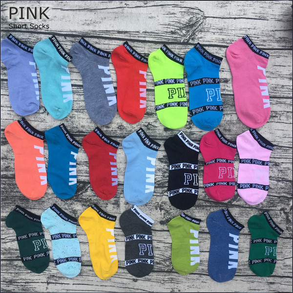 Letter Socks Anklet Sports Hosiery Cotton Fashion Short Socks Slipper Girl Sexy Love Ship Socks Summer Underwear